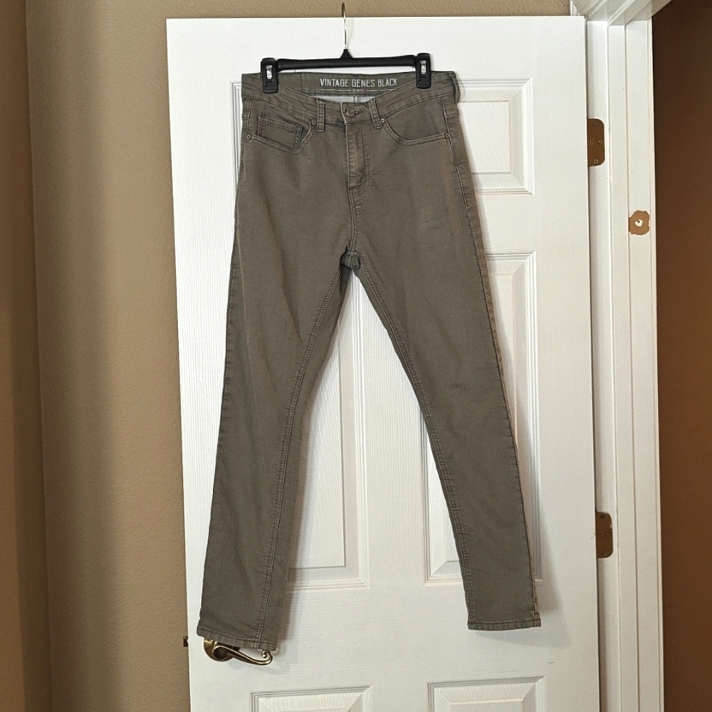 VGB Vintage Genes Black Slim Fit Men's Jeans W30 L30